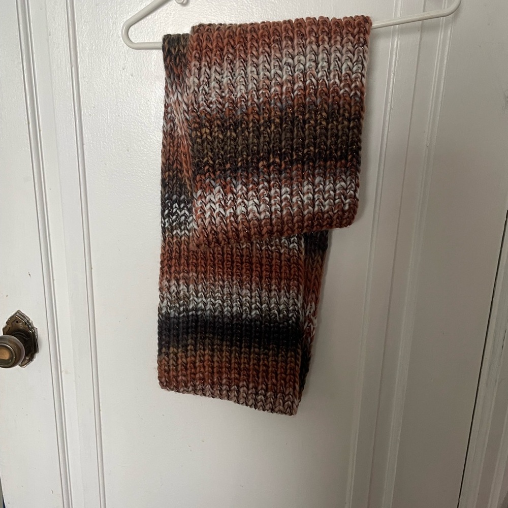 Chunky Knit Striped Scarf from Maurice’s